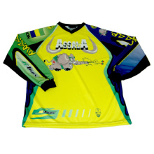 Jersey 100% de la motocicleta del poliester